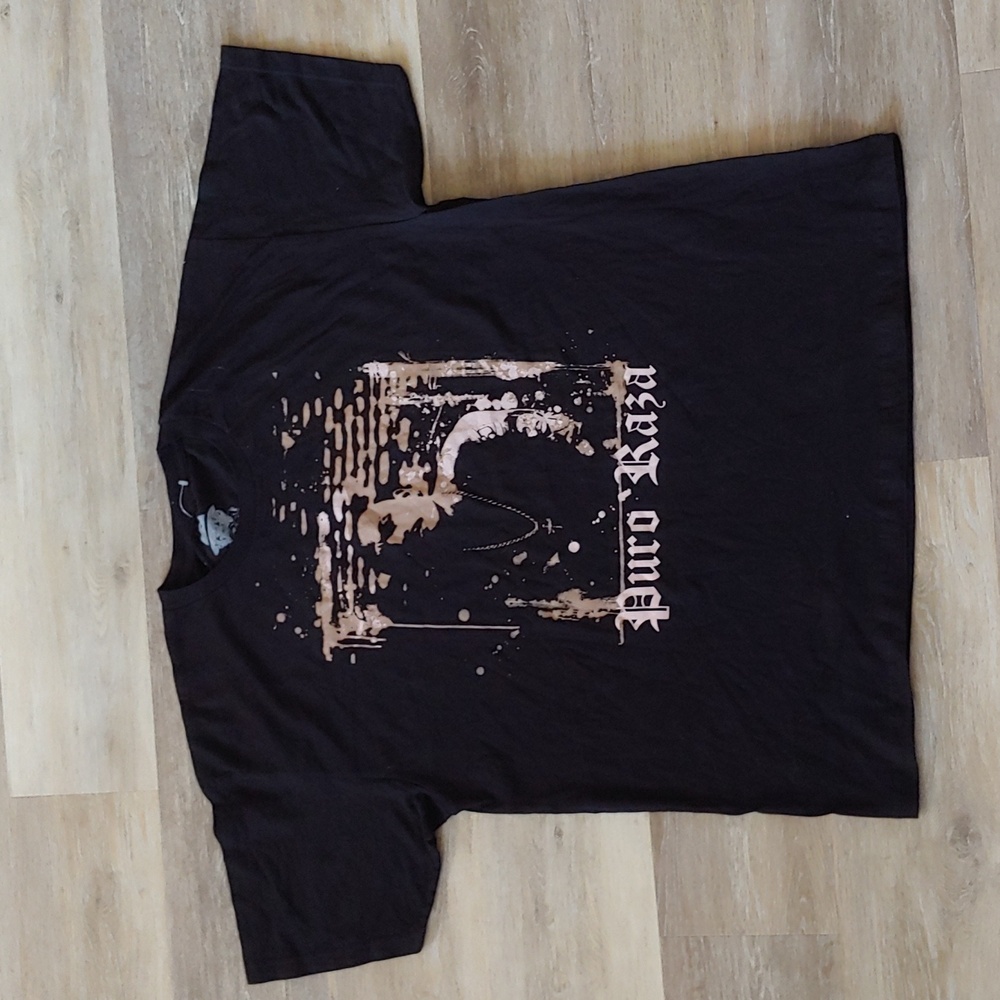 NWOT Estevan Oriol Puro Raza Graphic T-Shirt Black Size 2XL